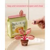 Magnetic Clips for Refrigerator 4-Leaf Plant-Inspired Bag Clips for Food