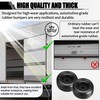 TonGass 1" Tall Trailer Ramp Door Bumpers Universal Fit Bumper