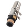 Clarinet Mouthpiece Kit with Ligature and Plastic Cap Portable Black