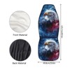 Whosucclay Eagles Car Seat Covers for Front Seats Only, 2