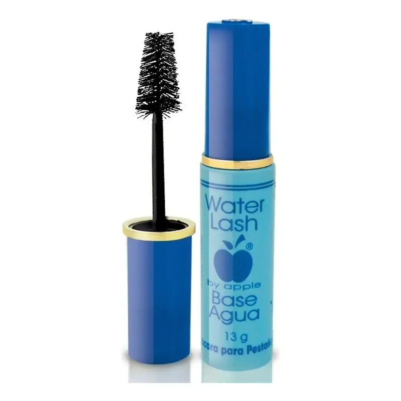 Rímel By Apple Super Lash Profesional Volumen Water Lash Azul