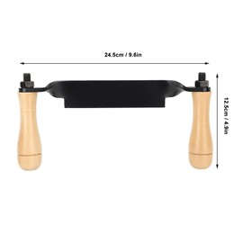 Felled Draw Shave Knife, Draw Shave Tool Ergonomic Efficient Comfortable Grip Tree Bark Peeler Tool for Woodworking(Straight)