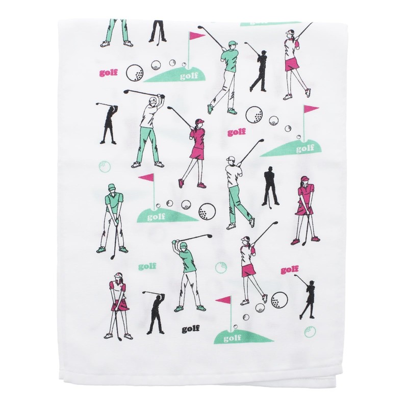 Plus One Sports Cheering Towel for Golf, Set of 2,