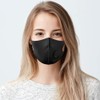 NUÜR 8pcs Fabric Resuable Face Mask with Air Valve and