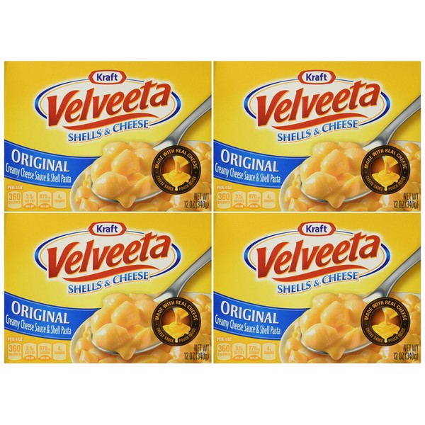 Velveeta Shells & Cheese The Original - 12oz - 4 Boxes