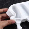 Molde para Helados, Molde De Silicona Con 4 Compartimentos para