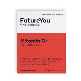 Vitamin C+ Tablets – Acerola Cherry Active, Organic, Natural Vitamin C and Zinc Supplements – 28 Day Supply – Vegan Tablets for Immune Support by FutureYou Cambridge
