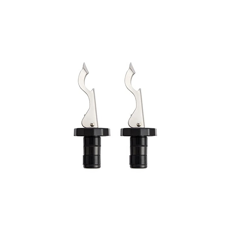 HIC Bar Expanding Bottle Stoppers, Set of 2
