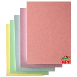 Blank Flash Cards 250 pack, A6 105 x 148 mm Assorted Pastel Colours, Perfect study tool Index Revision
