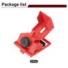 MECCANIXITY 3pcs Circuit Breaker Lockout Clamp-on Industrial Grade Miniature Loto
