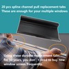 Durable Screen Lift Pull Tabs Anti-UV, Universal Spline Channel Pull