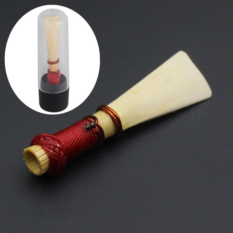 Artist Bassoon Reed with Plastic Case, Medium Soft, Handcrafted for