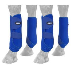 Tough 1 Extreme Vented Sport Boots Set, Royal Blue, Medium