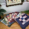 vctops 2-Piece Boho Cotton Quilted Bed Pillow Shams Floral Printed