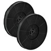 vhbw 2 x Activated Carbon Filters Compatible with Respekta CH1259IX,