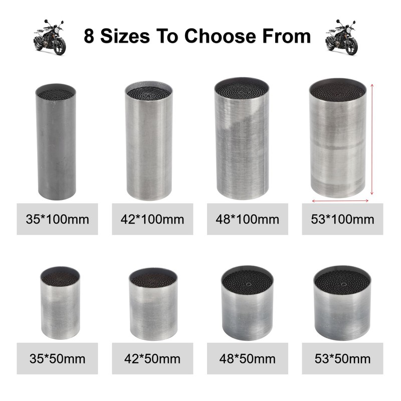 Catalytic Link Pipe Universal Heavy Duty Stainless Steel Motorcycle Exhaust