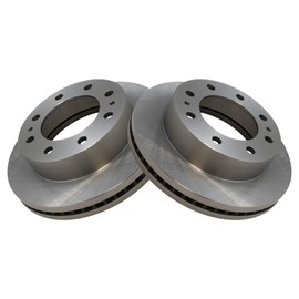 TRQ Front Disc Brake Rotor Pair Set for GMC Chevy Express Van Pickup Truck