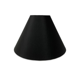 Royal Designs, Inc. Coolie Empire Hardback Lamp Shade, HB607-20BLK-2, Black, 7 x 20 x 12, 2 Pack