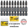 10 x SabreCut SCTX2550_10 50mm TX25 T25 Impact Screwdriver Driver