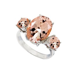 Morganit im Labor gezüchtet Edelstein Band Ring 925 Sterling Silber Ring Männer & Frauen Band Ring Alle Größen Ring Handgefertigt Schmuck TSR1119BC_26 (72 (22.9))