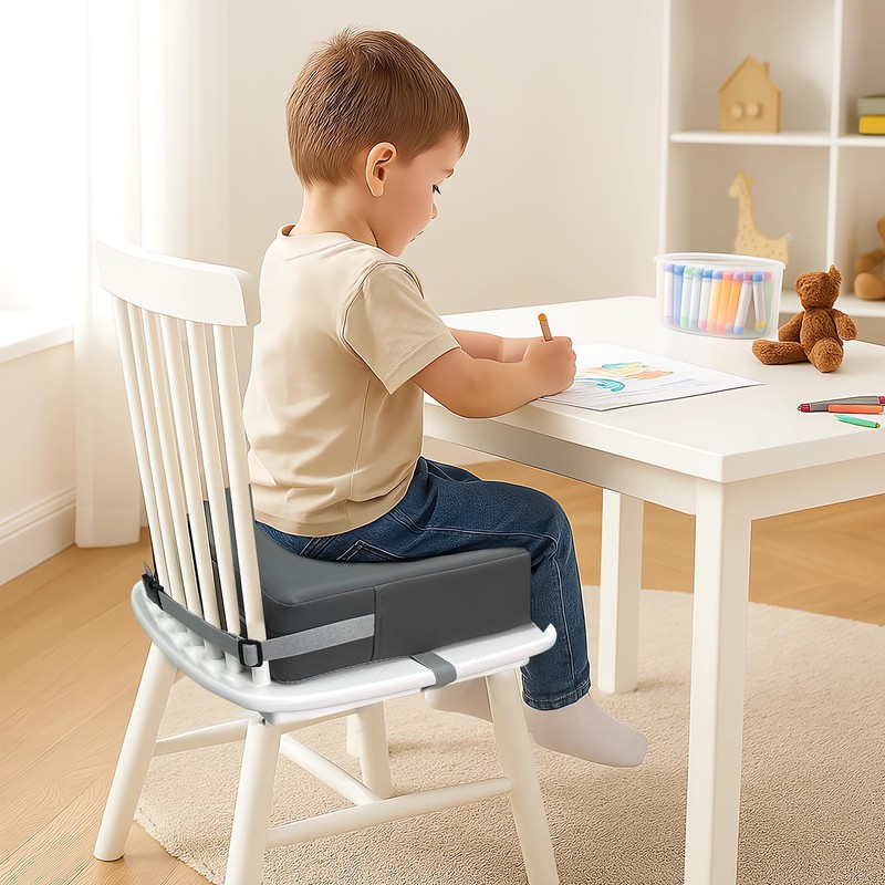 Eiury Toddler Booster Seat Dining Table Kitchen Chair, Waterproof Anti-Scratch
