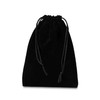 LYSXP Black Velvet Bags With Drawstring 25pcs Jewelry Pouches Candy