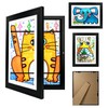 JAMAT HOME Picture Frame for Children's Drawings, A4 Frame Hinged