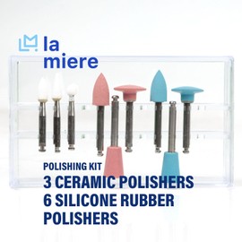 Dental Composite Polishing Kit 9pcs/Kit, Dental Composite Polishing Kits Resin BaseUsed for Low Speed Contra Angle Kit