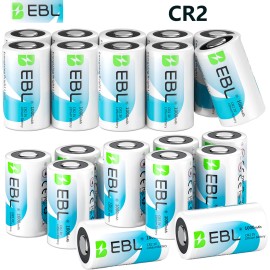 EBL 6-48Pack CR2 3V 1000mAh Industrial Lithium Lot DL-CR2  KCR2 Photo Batteries - 12 PCS