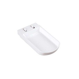 Schülke drip tray drip protection drip tray for Hyclick® dispenser, ABS plastic, white, pack of 1