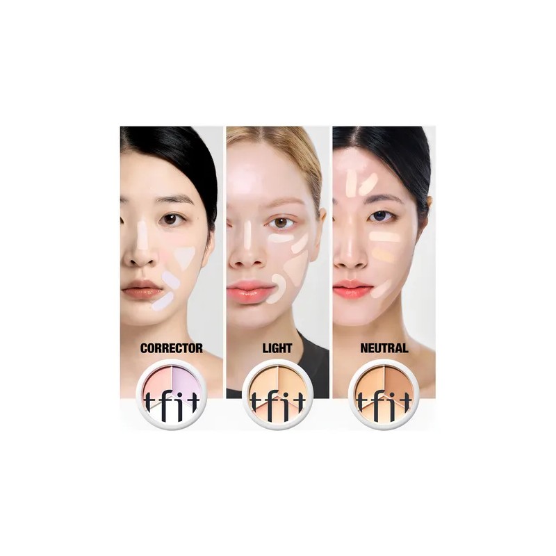 Corrector Alta Cobertura Tfit Cover Up Pro Semi-Mate Tono 00