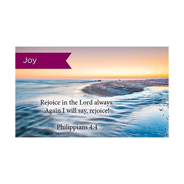 Pass Along Pocket Scripture Cards, Rejoice, Philippians 4:4, Pack of