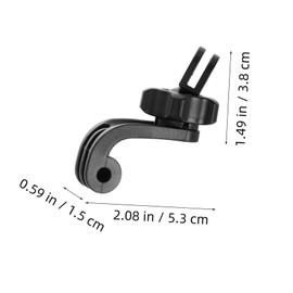 BESPORTBLE 2pcs Vertical Horizontal Camera Mount Adapter Swivel Action for Lightweight Chest Neck Strap Compatible Accessory Cameras