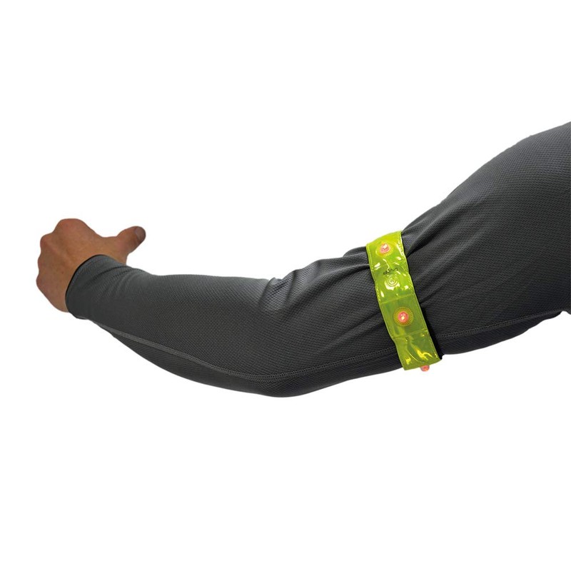 Oxford Bright Plus Wearable Reflective LED Arm/Ankle Band - Yellow,