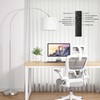 Ambimall 70" Dimmable Arc Floor Lamp with Remote, Color Temperatures
