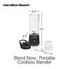 Hamilton Beach Mini Cordless Portable Personal Blender for Shakes and