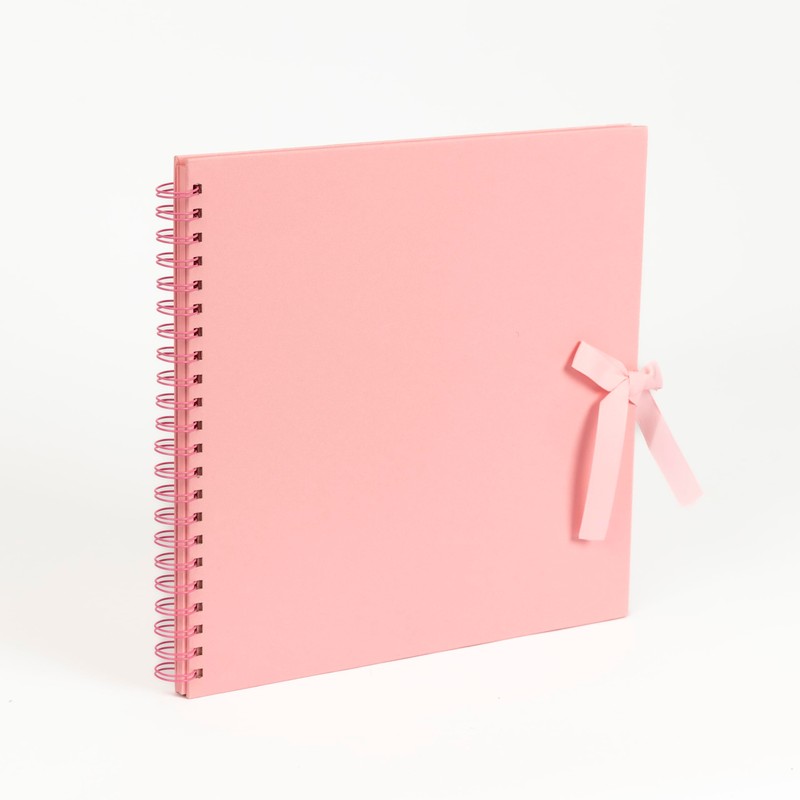 Scrapbook Photo Album Spiral Bound for Wedding Couple Travel Memory
