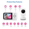 VTech VTech VM819 Video Baby Monitor, 2.8” Screen, Night Vision,
