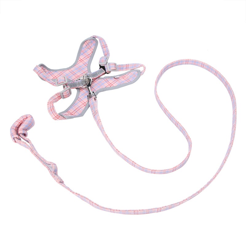 Dog Harness Leash Set Pet Reflective Training Vest Adjustable Chest