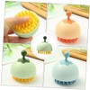 Mikinona Scalp Massager Brush Dual-use Scalp Scrubber Hair Cleaning Shampoo
