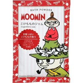Moomin Bath Powder, Kokemomo Jam, 1.2 oz (35 g), Sweet and Sour Kokemomo Scent, Bath Salt, Milky