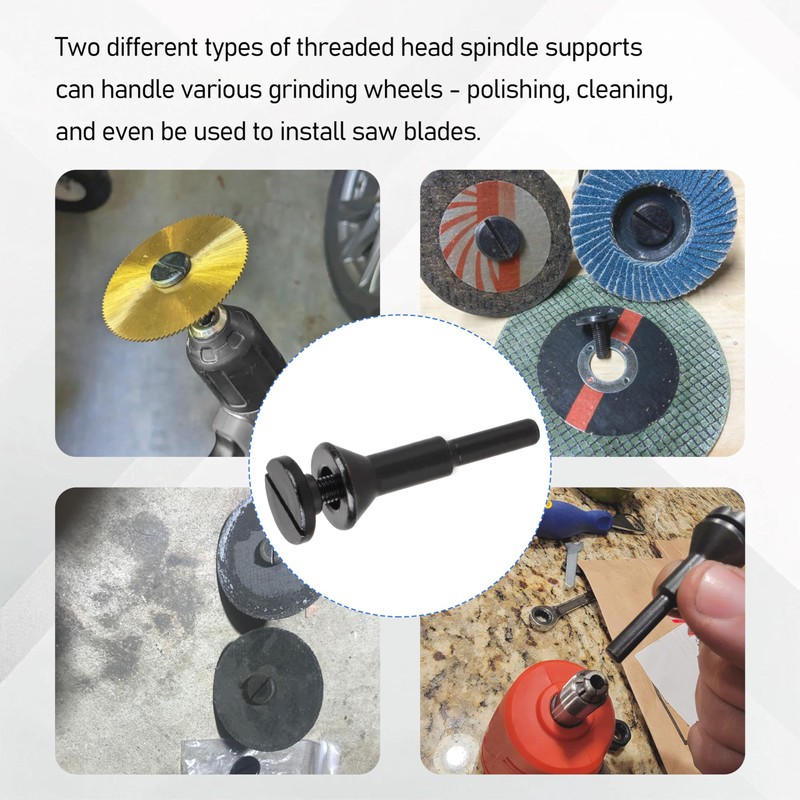 1/4" Cut-Off Wheel Arbor Mounting Mandrel Adapter for Milwau-kee Die