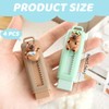 HQRKOTM 4 Pieces Capybara Retractable Eraser with 4 Pieces Eraser