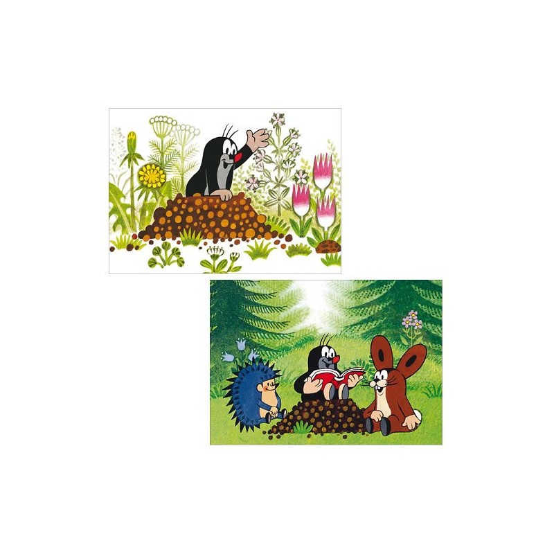 10-He Pack of: The 10 Most Lovely Mole-Postcards + +