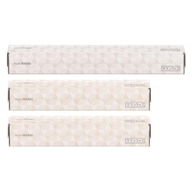 [Limited Design] [Set of Different Sizes] Saran Wrap 11.8 x 166.6 ft (30 x 50 m) + 22 cm x 50 m 2 Piece Design Package Monotone