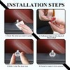 QZTYTY 4PCS Bling Car Inner Door Lock Covers, Bling Car