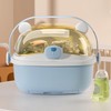 QDTTSRY Baby Bottle Drying Rack Storage, Nursing Bottle Storage Box