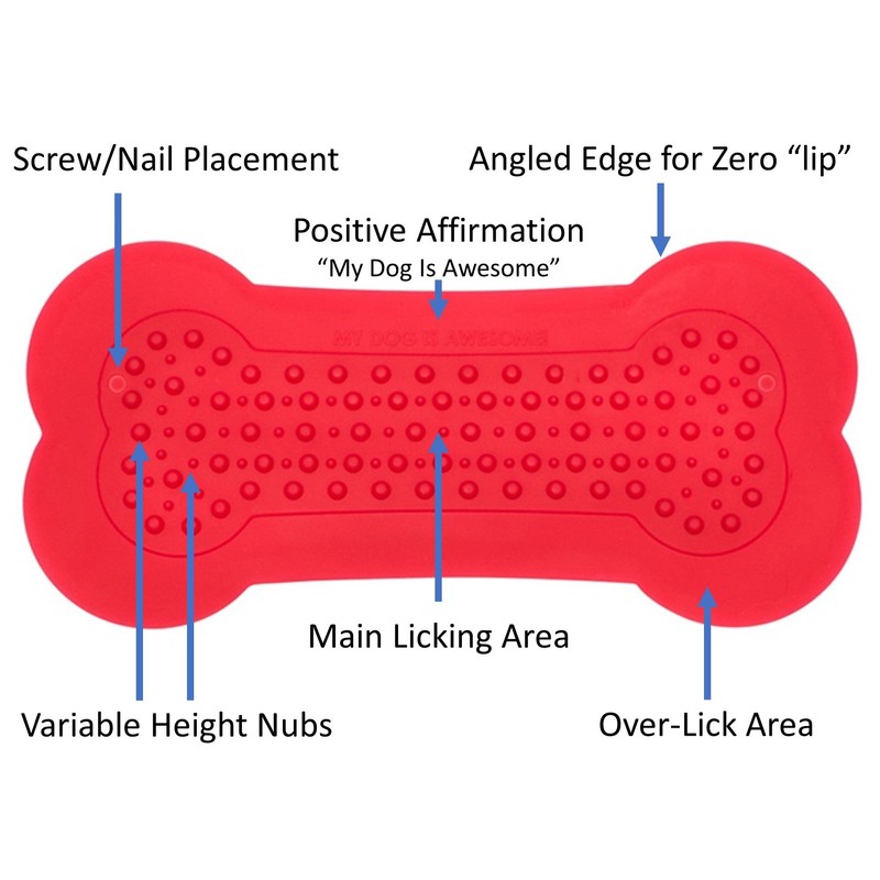 Perfect Curve The Original Lick Lick Pad, Dog Distraction Device