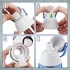 2Pcs Silicone Water Bottle Mouthpiece Replacement Parts Compatible with Brita