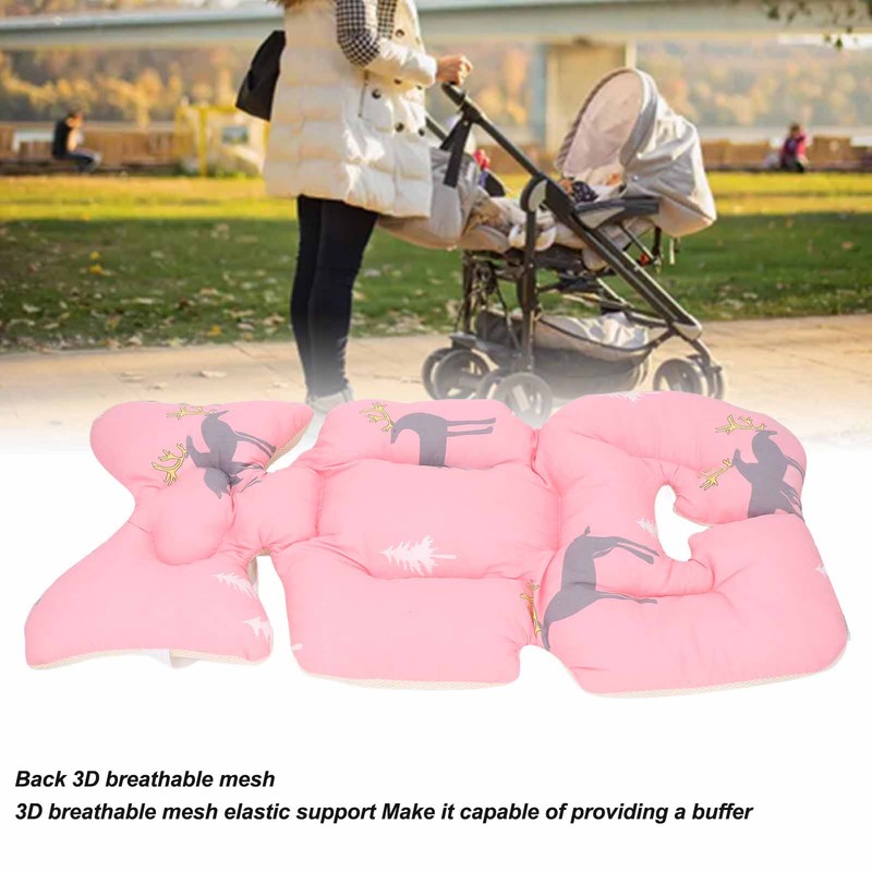 Thicken Stroller Cushion Multi Functional Skin Friendly Detachable Soft Cotton